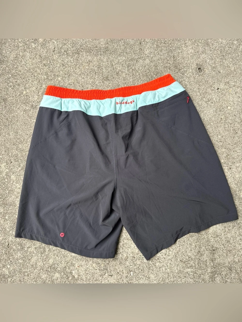 Birddogs Gray Lined Gym Shorts Mens 3XL Long Athletic Training Pockets 9 Inseam